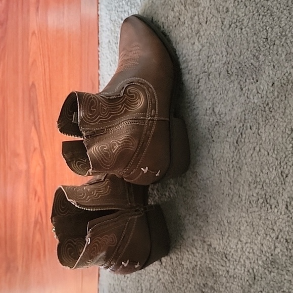 Cowboy Ankle Boots - Picture 3 of 10